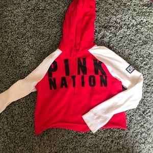 Victoria’s Secret PINK cropped hoodie